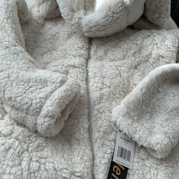 Madden Girl Women's Sherpa Zip Up Jacket XS - Picture 5 of 5